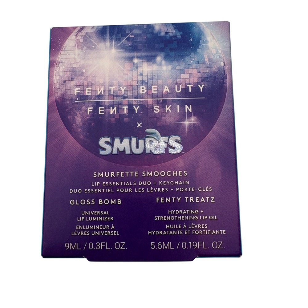 Fenty Beauty x Smurfs Smurfette Smooches Lip Essentials Duo Gloss & Lip Oil Set